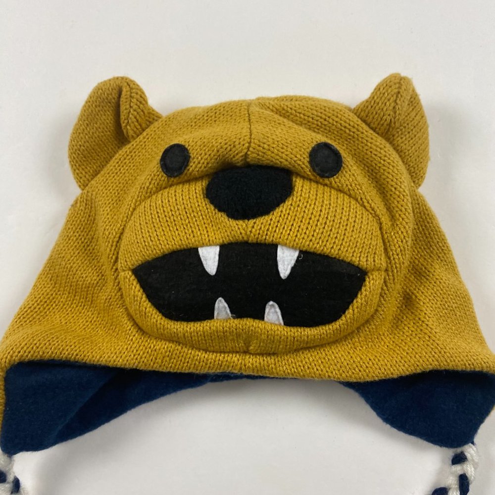 Vintage ZooZatz Penn State Nittany Lions Winter Beanie Hat Cap Tassels Youth - Picture 2 of 7